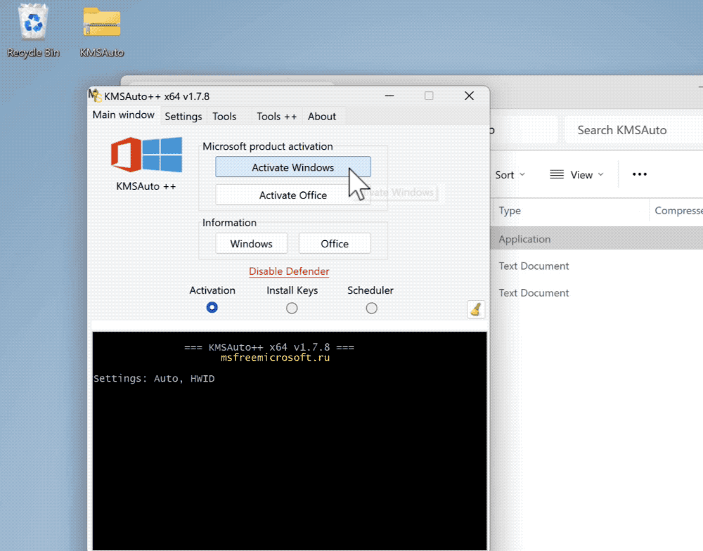 Aktivasi Windows dan Office dengan KMSAuto
